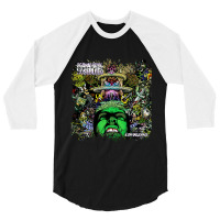 Character Animated Monster Music Mens My Favorite 3/4 Sleeve Shirt | Artistshot