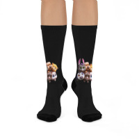 Classic Retro  Tv Series Music Retro Crew Socks | Artistshot