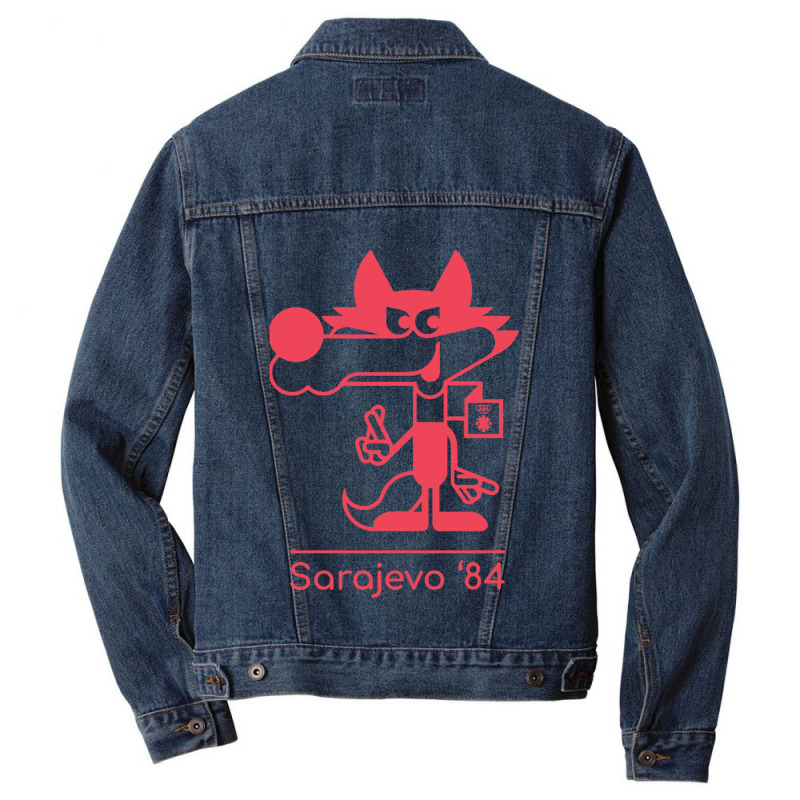 Winter Olympics Sarajevo Men Denim Jacket | Artistshot