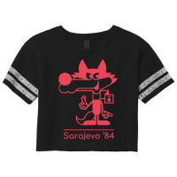 Winter Olympics Sarajevo Scorecard Crop Tee | Artistshot