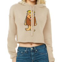 Flinstones Fred And Barney Cropped Hoodie | Artistshot