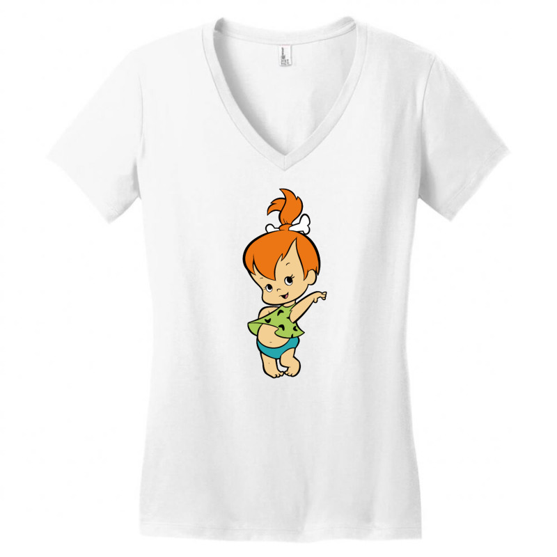 Flinstones Pépite Women's V-Neck T-Shirt by haydar | Artistshot