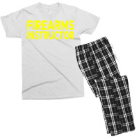 Firearms Instructor Shirt Range Gun Safety Firearm Shooting Men's T-shirt Pajama Set | Artistshot