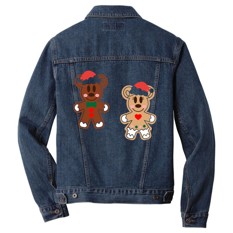 Gingerbread Christmas Men Denim Jacket by haydar | Artistshot