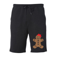 Gingerbread Girl Fleece Short | Artistshot