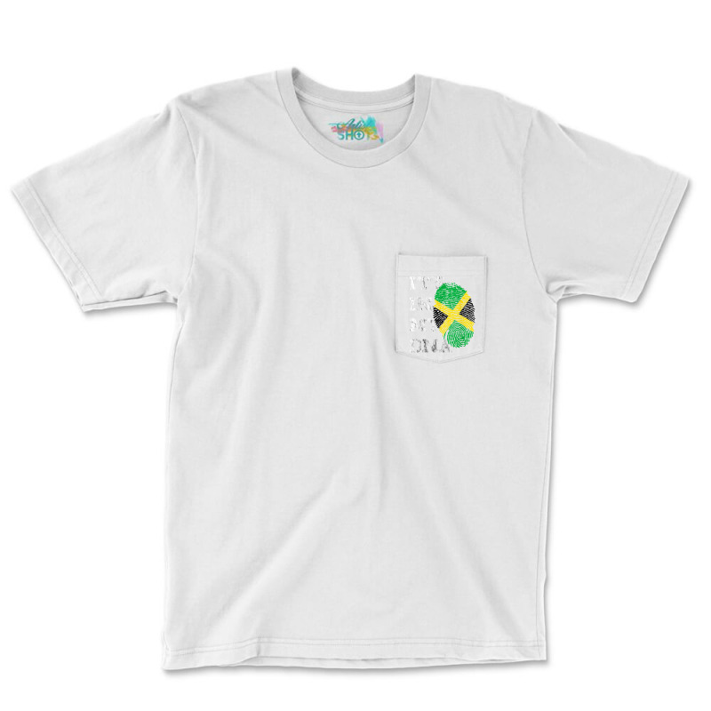 It's In My Dna Jamaica Genetic Jamaican Roots Jamaican Pride T Shirt Pocket T-Shirt by nuzhetanopo | Artistshot