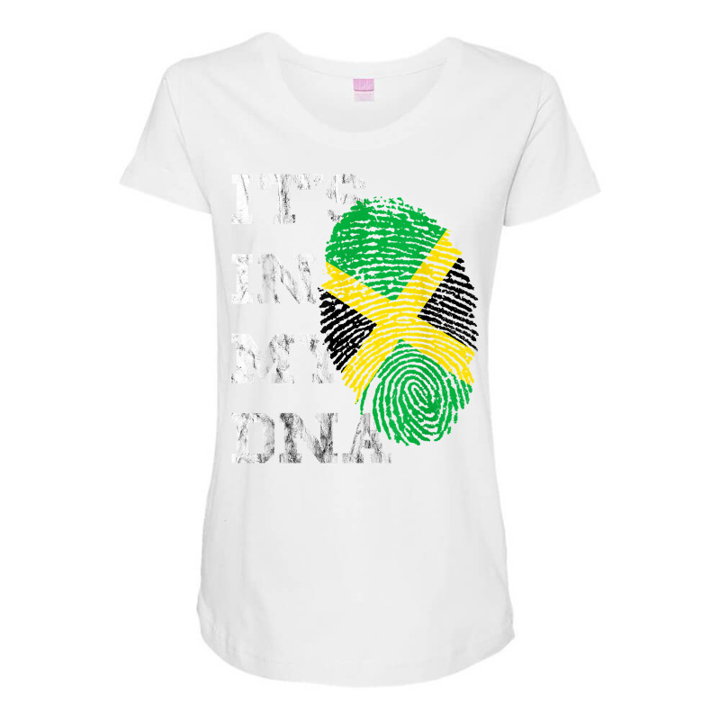 It's In My Dna Jamaica Genetic Jamaican Roots Jamaican Pride T Shirt Maternity Scoop Neck T-shirt by nuzhetanopo | Artistshot