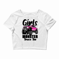 Girl Monster Trucks Crop Top | Artistshot