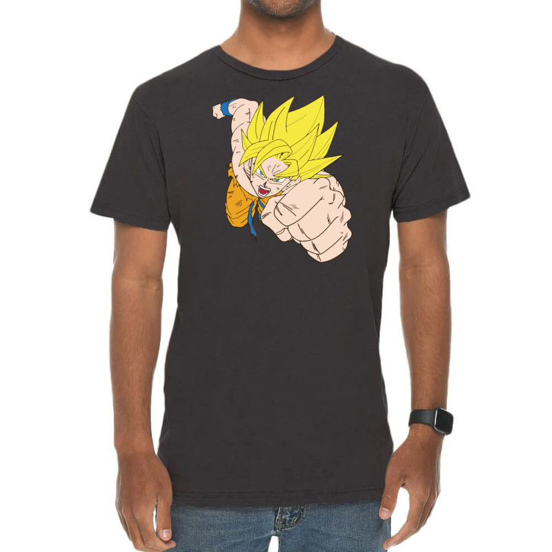 Goku Vintage T-Shirt by haydar | Artistshot