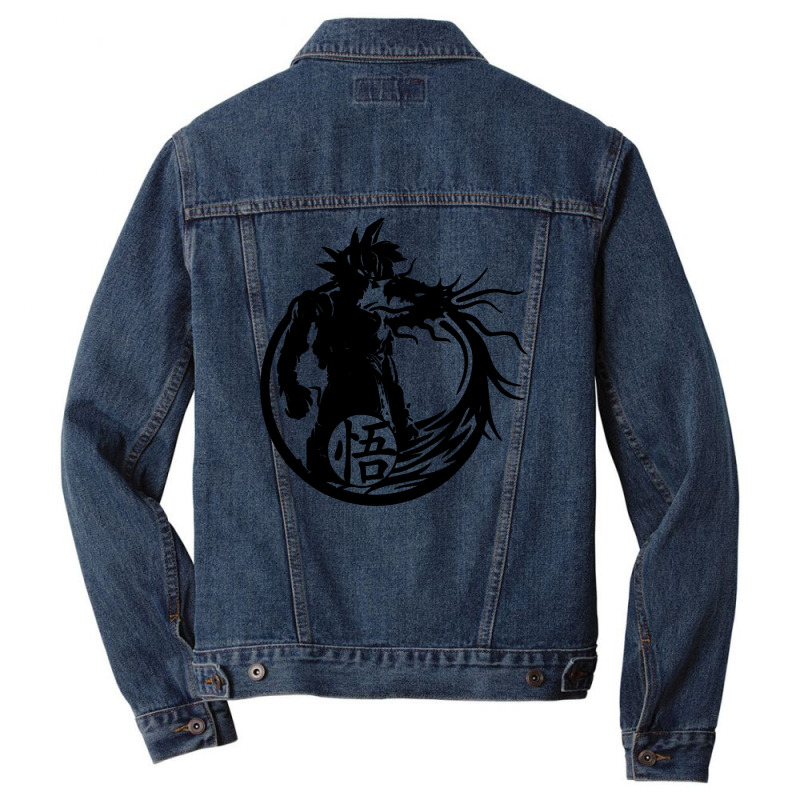 Goku Super Saiyan Ultra Dragon Men Denim Jacket by haydar | Artistshot