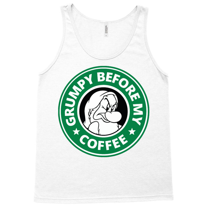 Grumpy Before My Coffee Tank Top by haydar | Artistshot