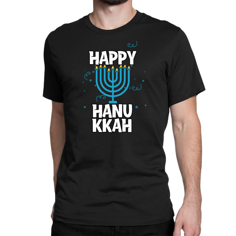 Happy Hanukkah Classic T-shirt by haydar | Artistshot