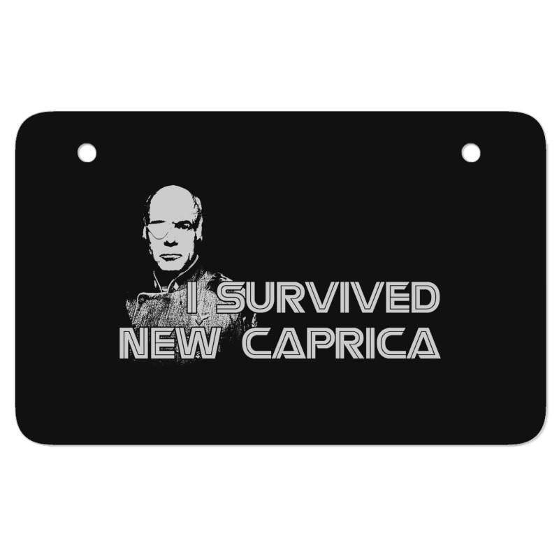 Bsg, I Survived New Caprica,battlestar Galactica Science Atv License Plate | Artistshot