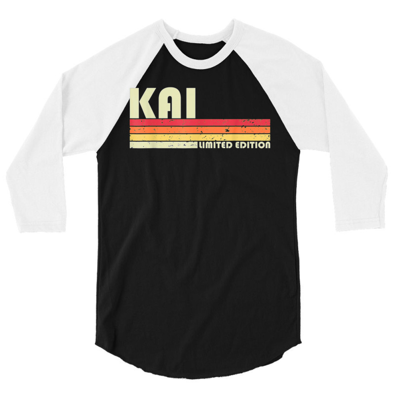 Kai Gift Name Personalized Funny Retro Vintage Birthday 3/4 Sleeve Shirt | Artistshot