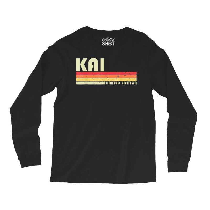 Kai Gift Name Personalized Funny Retro Vintage Birthday Long Sleeve Shirts | Artistshot