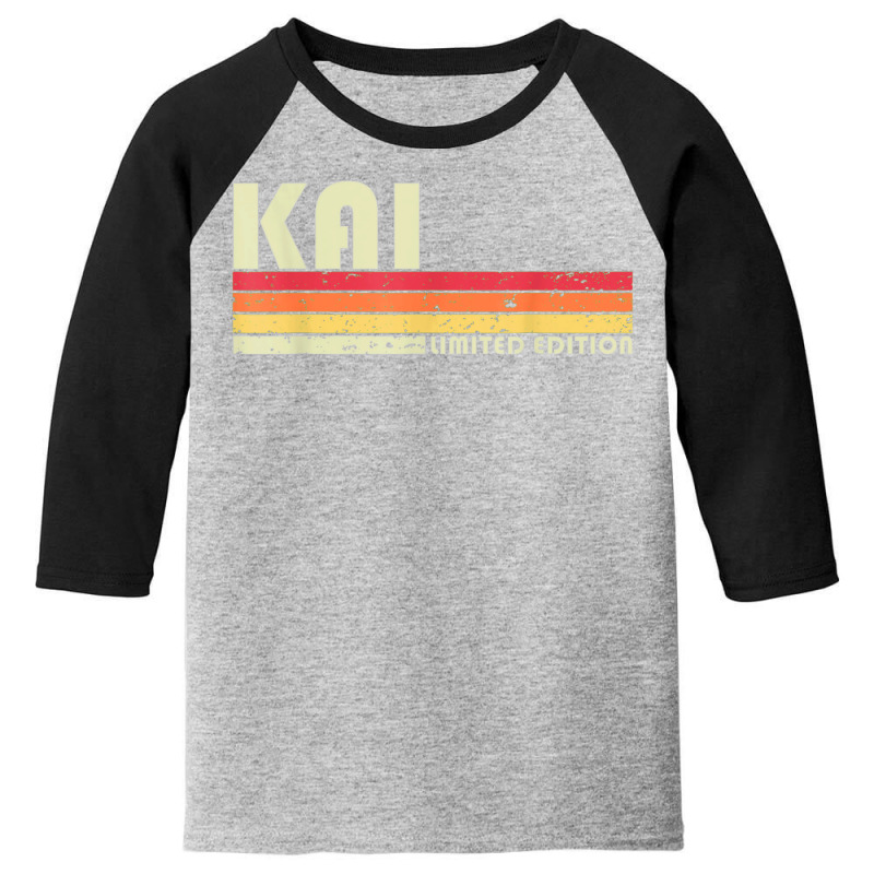 Kai Gift Name Personalized Funny Retro Vintage Birthday Youth 3/4 Sleeve | Artistshot