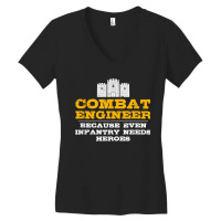 Combat Engineer Engineer Gifts Army Engineering For Fans Women's V-neck T-shirt | Artistshot