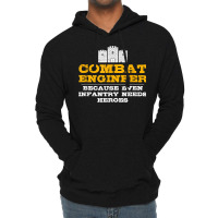 Combat Engineer Engineer Gifts Army Engineering For Fans Lightweight Hoodie | Artistshot