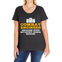 Combat Engineer Engineer Gifts Army Engineering For Fans Ladies Curvy T-shirt | Artistshot