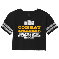 Combat Engineer Engineer Gifts Army Engineering For Fans Scorecard Crop Tee | Artistshot