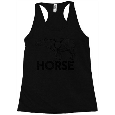 Tapir Horse With Saddle Ex Mormon Lds Funny Meme Premium Racerback Tank ...