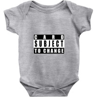 Subject To Change   Wrestling Baby Bodysuit | Artistshot