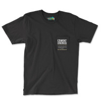 Combat Engineer Funny Engineering Dictionary Term Definition For Fans Pocket T-shirt | Artistshot