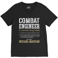 Combat Engineer Funny Engineering Dictionary Term Definition For Fans V-neck Tee | Artistshot