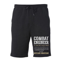 Combat Engineer Funny Engineering Dictionary Term Definition For Fans Fleece Short | Artistshot