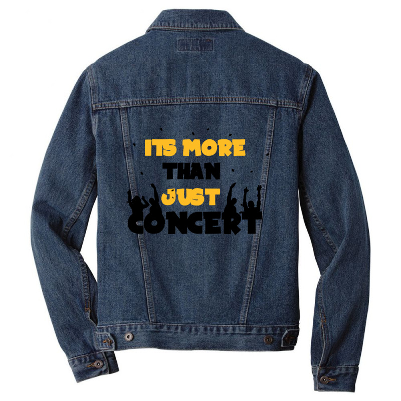 It's More Than Just Concert Men Denim Jacket by haydar | Artistshot