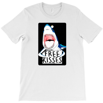 Cartoon Comic Funny Shark T-shirt Designed By Nilton João Cruz