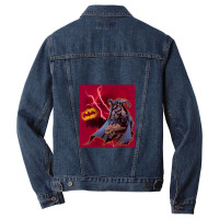 Man, Lightning Strikes Men Denim Jacket | Artistshot