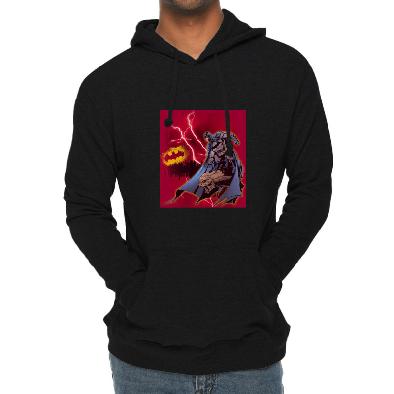 Man, Lightning Strikes Lightweight Hoodie by vincetheenemy | Artistshot