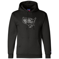 Anti Trump Wall Native Americans Wall Champion Hoodie | Artistshot