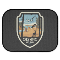 Washington Olympic National Park Retro Vintage Design Gift Rear Car Mat | Artistshot