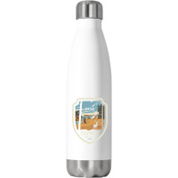 Washington Olympic National Park Retro Vintage Design Gift Stainless Steel Water Bottle | Artistshot