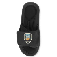 Washington Olympic National Park Retro Vintage Design Gift Slide Sandal | Artistshot