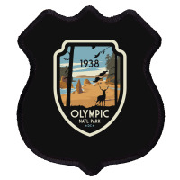 Washington Olympic National Park Retro Vintage Design Gift Shield Patch | Artistshot