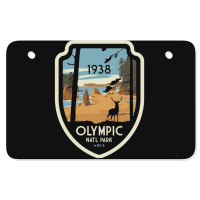 Washington Olympic National Park Retro Vintage Design Gift Atv License Plate | Artistshot