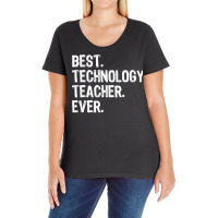 Best Technology Teacher Ever Gift  Christmas Ladies Curvy T-shirt | Artistshot