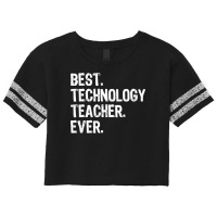 Best Technology Teacher Ever Gift  Christmas Scorecard Crop Tee | Artistshot