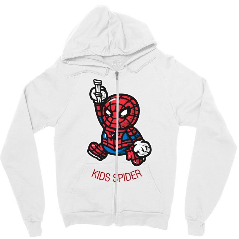 Kids Spider Zipper Hoodie by haydar | Artistshot