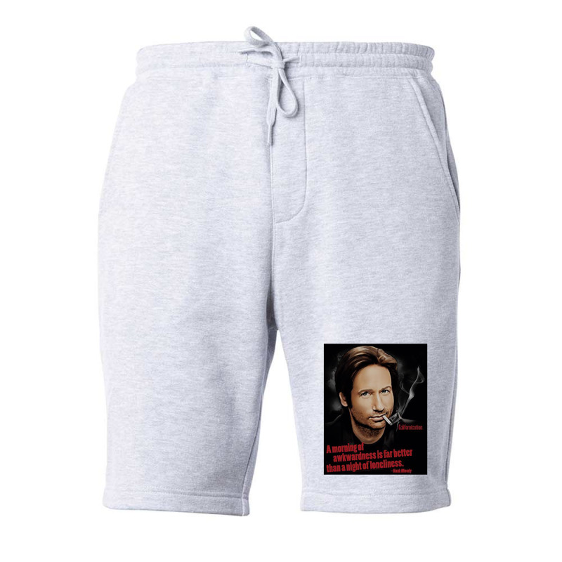 Californication, Morning Night, Californication Hank Moody Comedy Dram Fleece Short | Artistshot