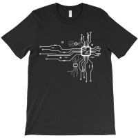 Cpu Heart Chipset Board Electrical Electronic Engineer For Fans T-shirt | Artistshot