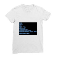 Wargames Selection Screen   Wargames Ladies Fitted T-shirt | Artistshot