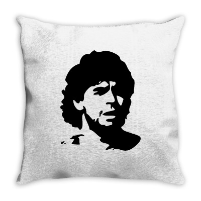 Diego Maradona Throw Pillow Designed By Teeshop