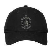 Nashville Music City Usa Vintage Adjustable Cap | Artistshot