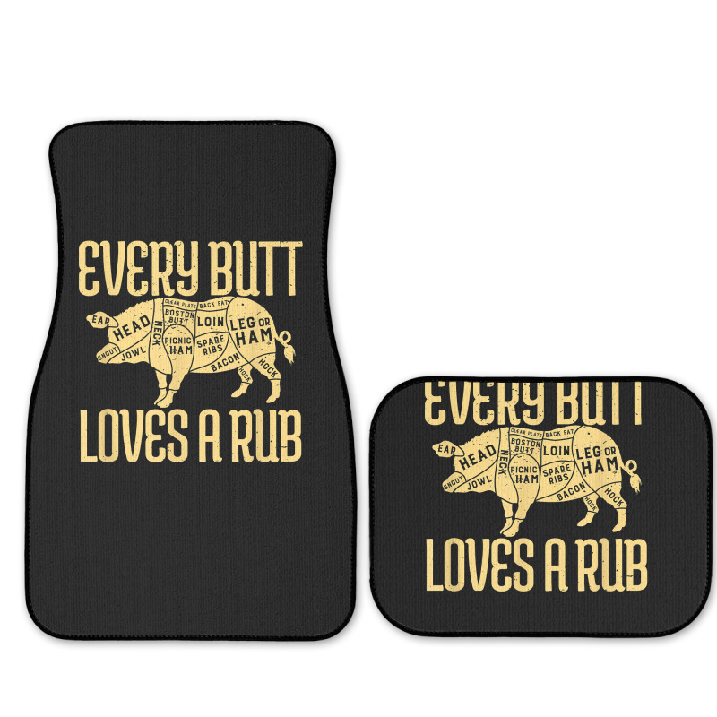 Every Butt Loves A Rub Pig Bacon Bbq Kitchen Barbeque Mens For Fans ...