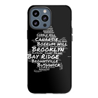 Brooklyn New York Neighborhoods Word Cloud Brooklyn T Shirt Iphone 13 Pro Max Case | Artistshot