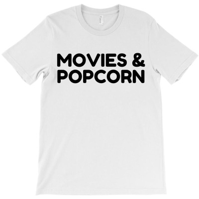 Movies And Popcorn T-shirt Designed By Perfect Designers